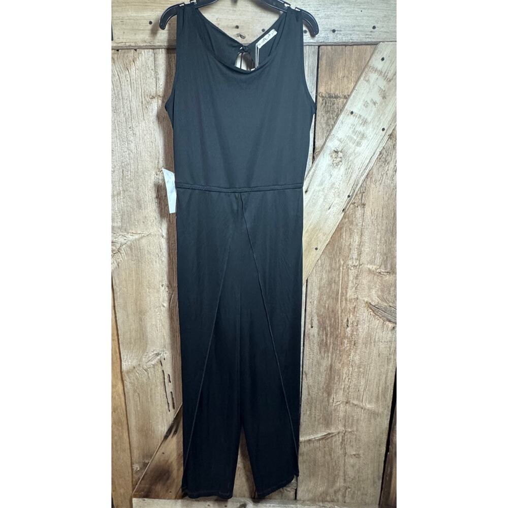 KOH KOH Womens L Sleeveless Cocktail Wide Leg One Piece Jumpsuit Romper Playsuit